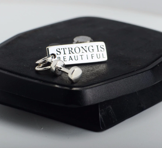 "STRONG IS BEAUTIFUL" Pendent Necklace