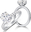 Vintage Oval Cut Moissanite Engagement Ring