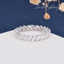 full marquise moissanite wedding band