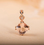 Rose Gold Morganite Pendant Necklace