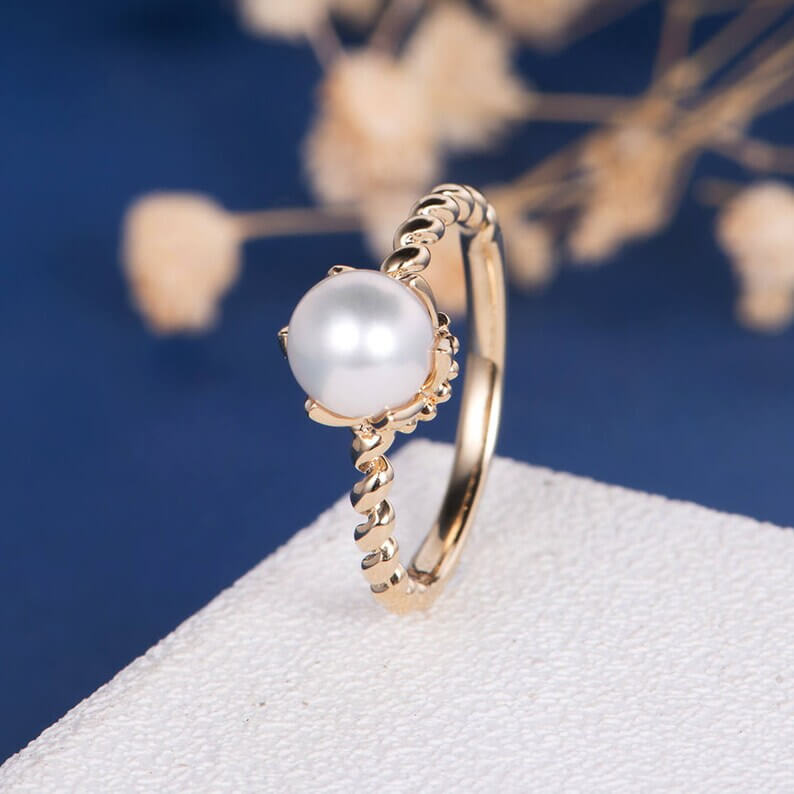 Pearl-Engagement-Ring